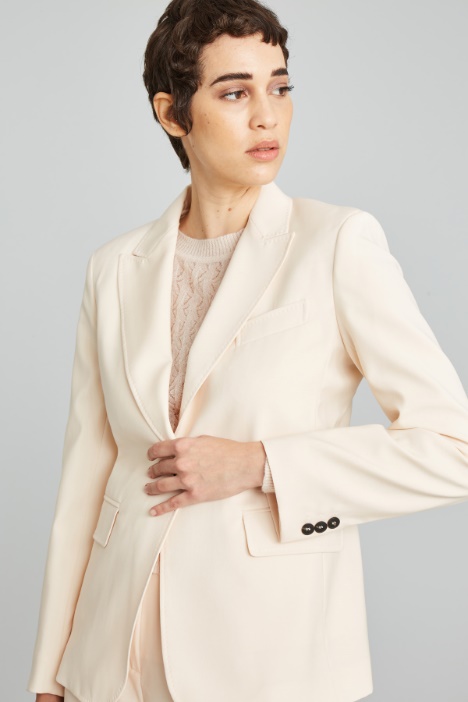 Blazer sfiancato in lana