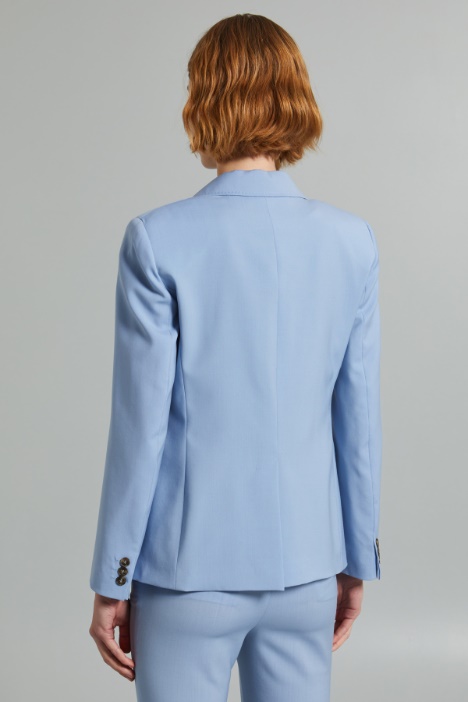 Blazer sfiancato in lana