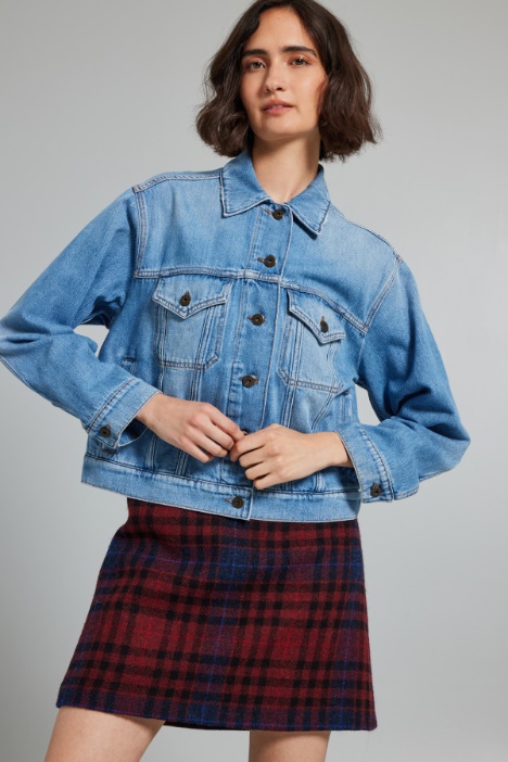 Short denim jacket Intrend