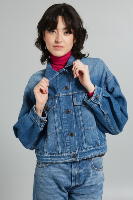 Denim jacket with print Intrend