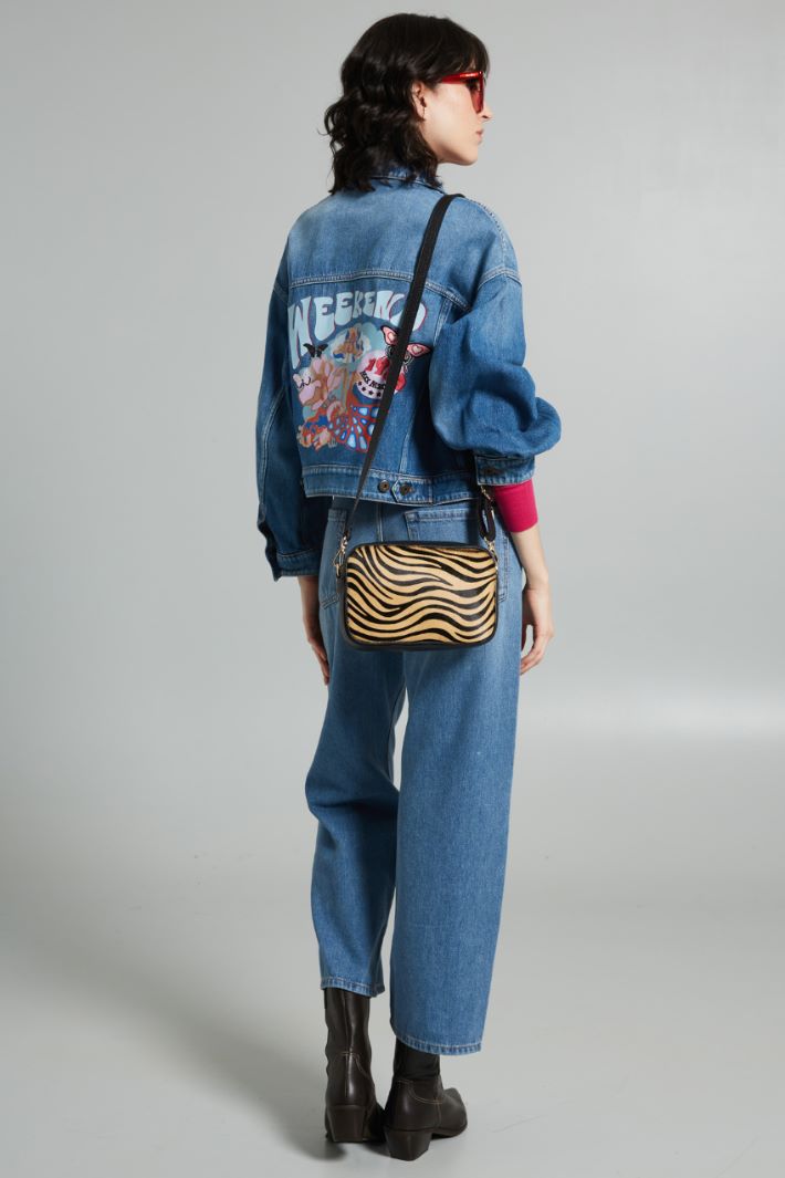 Denim jacket with print Intrend