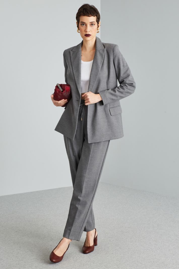 Blazer with asymmetrical button closure Intrend