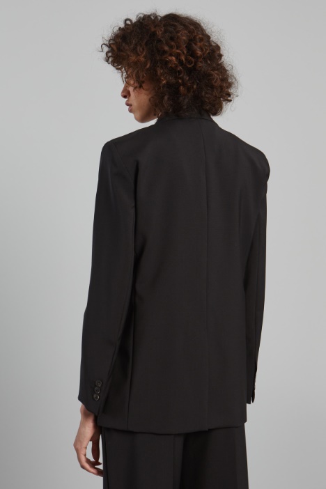 Blazer doppiopetto in tela