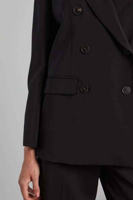 Blazer doppiopetto in tela