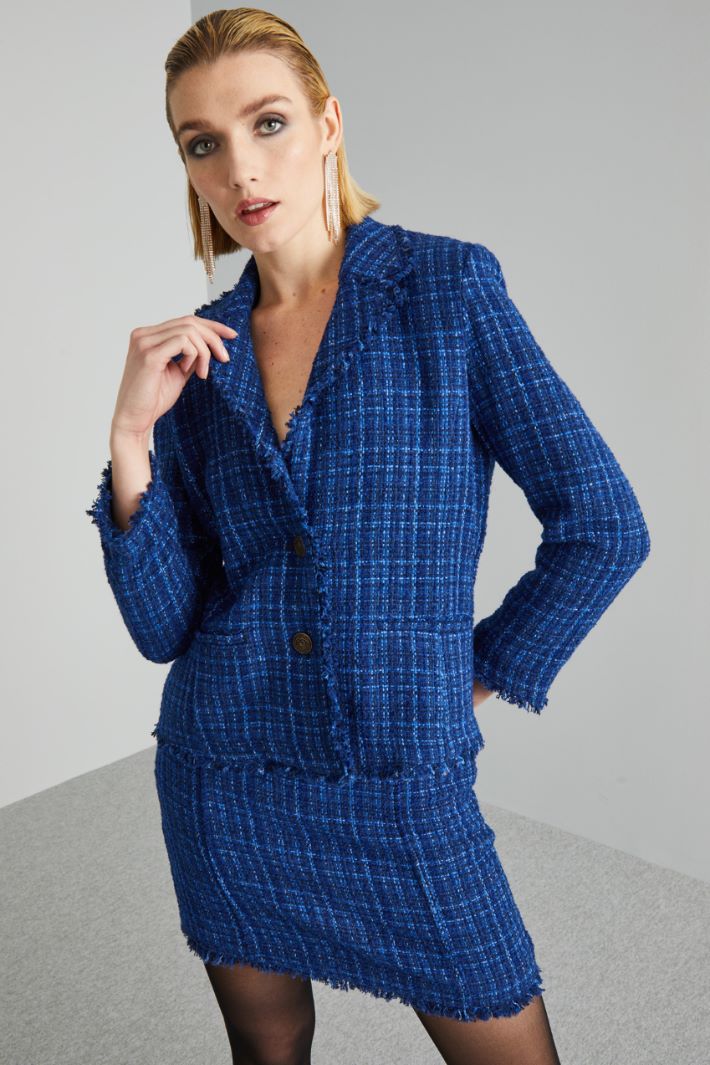 Lurex tweed blazer Intrend - 3