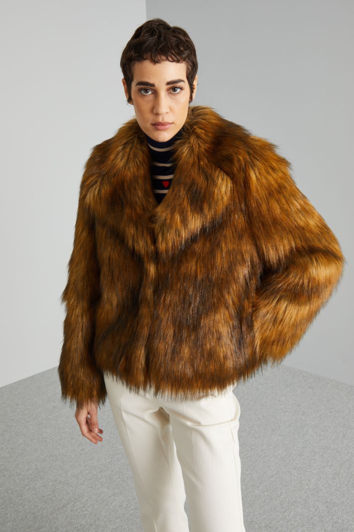 Fur-effect jacket Intrend - 3