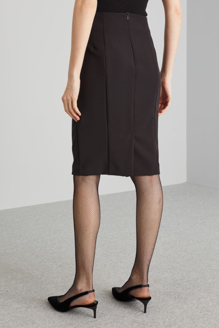 Stretch cady pencil skirt Intrend - 2