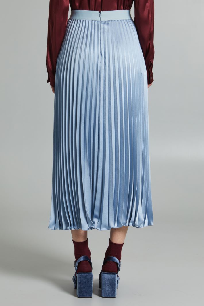 Pleated satin skirt Intrend - 2