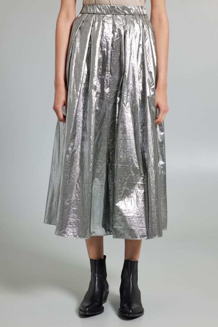 Full skirt in  lamé taffeta Intrend - 4