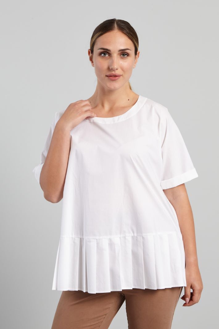 Tunic with pleated hem Intrend - 3