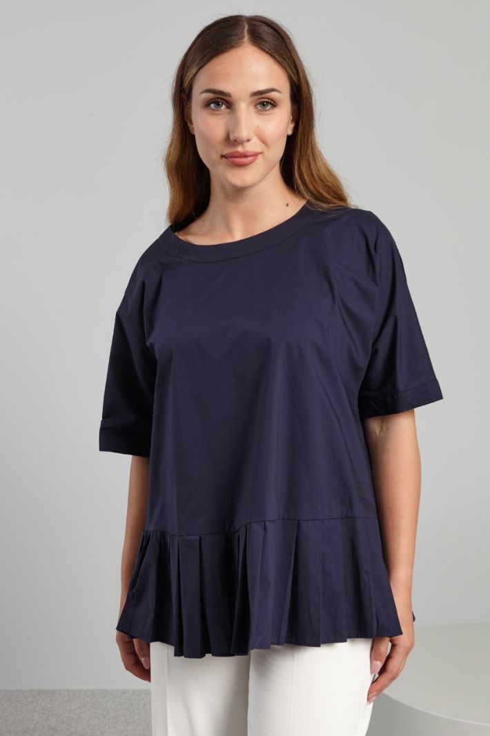 Tunic with pleated hem Intrend - 3