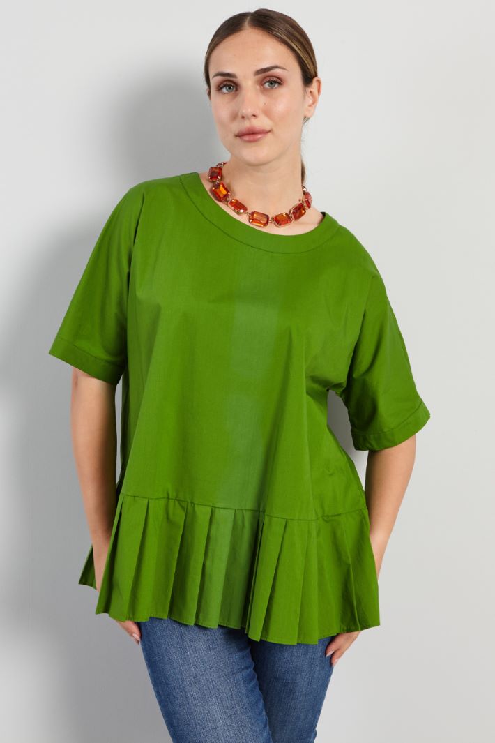 Tunic with pleated hem Intrend - 3