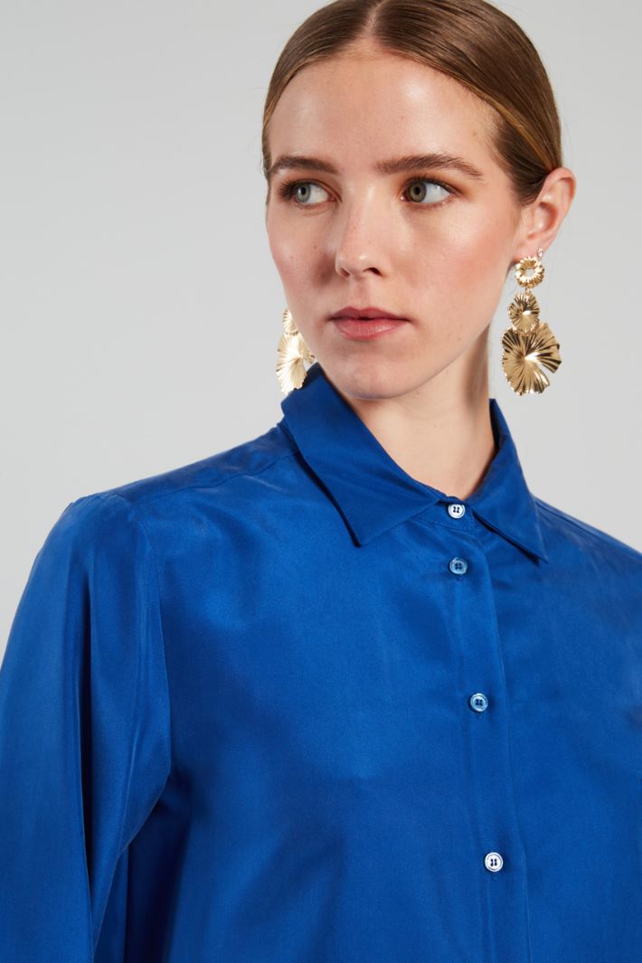 Washed silk shirt Intrend - 4