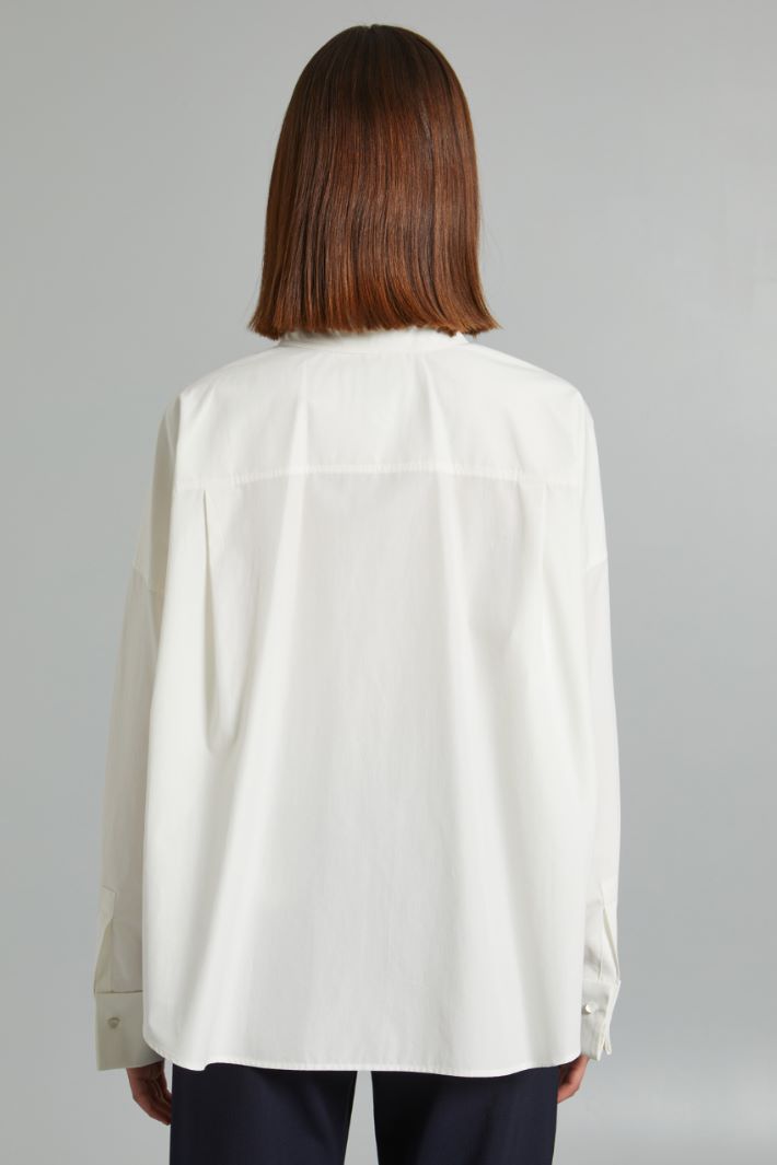 Boxy poplin shirt Intrend - 2