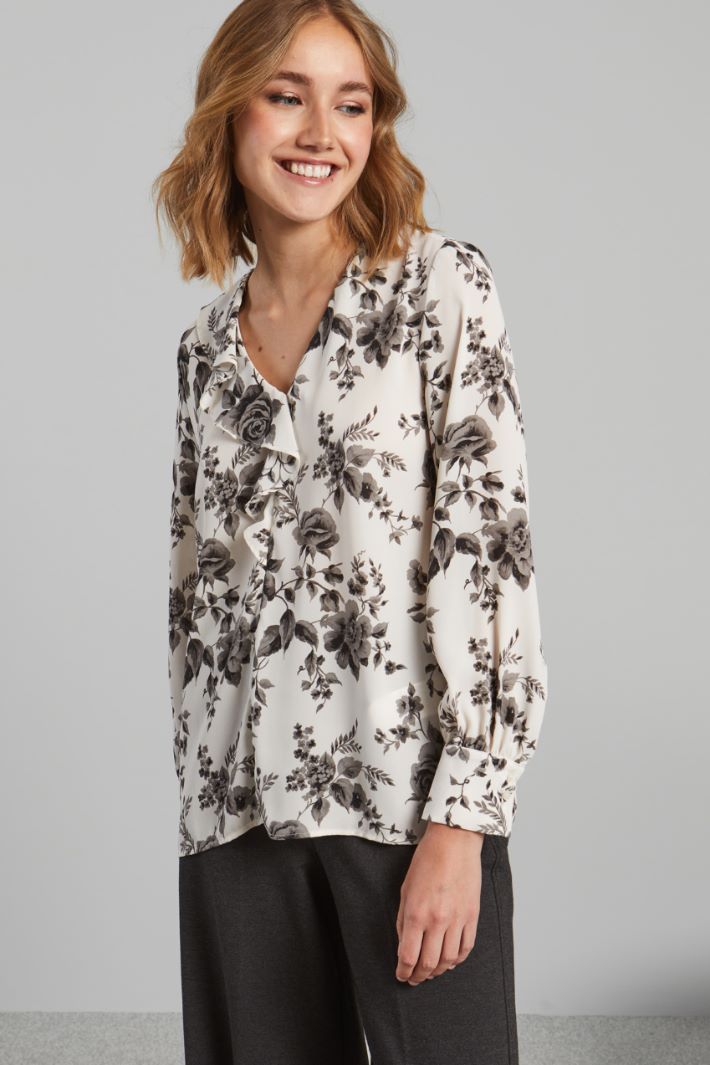 Printed georgette blouse Intrend