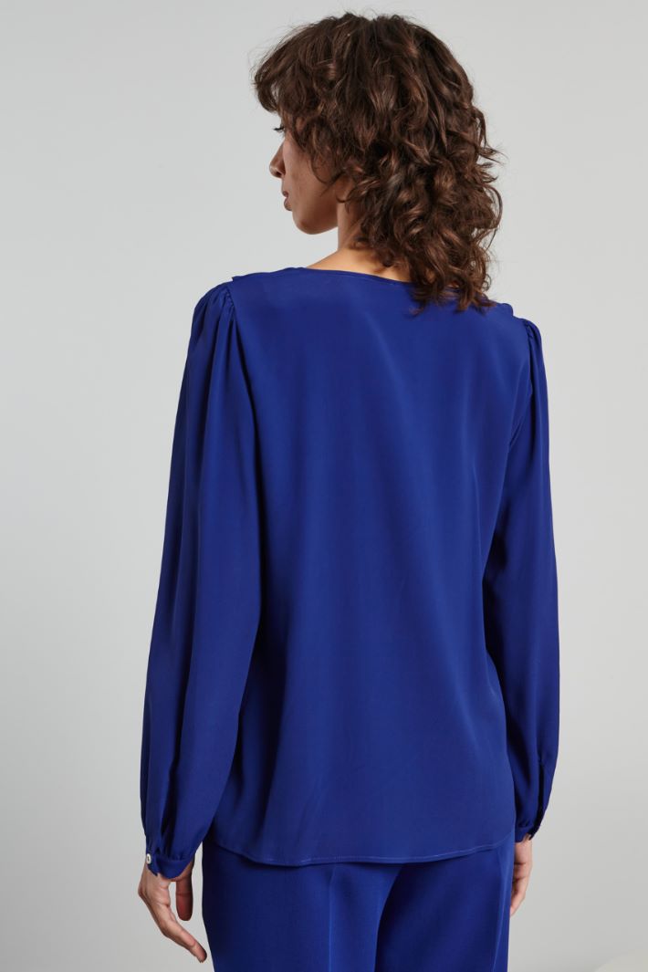 Blouse with ruched front Intrend - 2