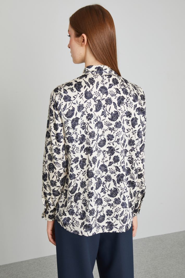 Printed twill shirt Intrend - 2