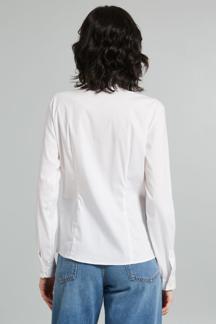 Semi-fitted ruched shirt Intrend - 2