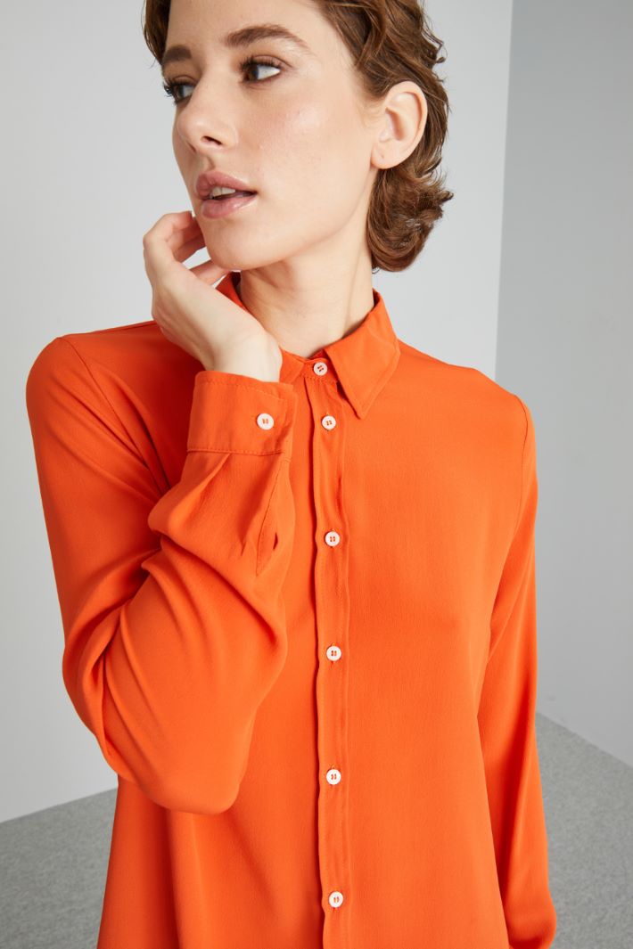 Fluid crepe shirt Intrend - 4