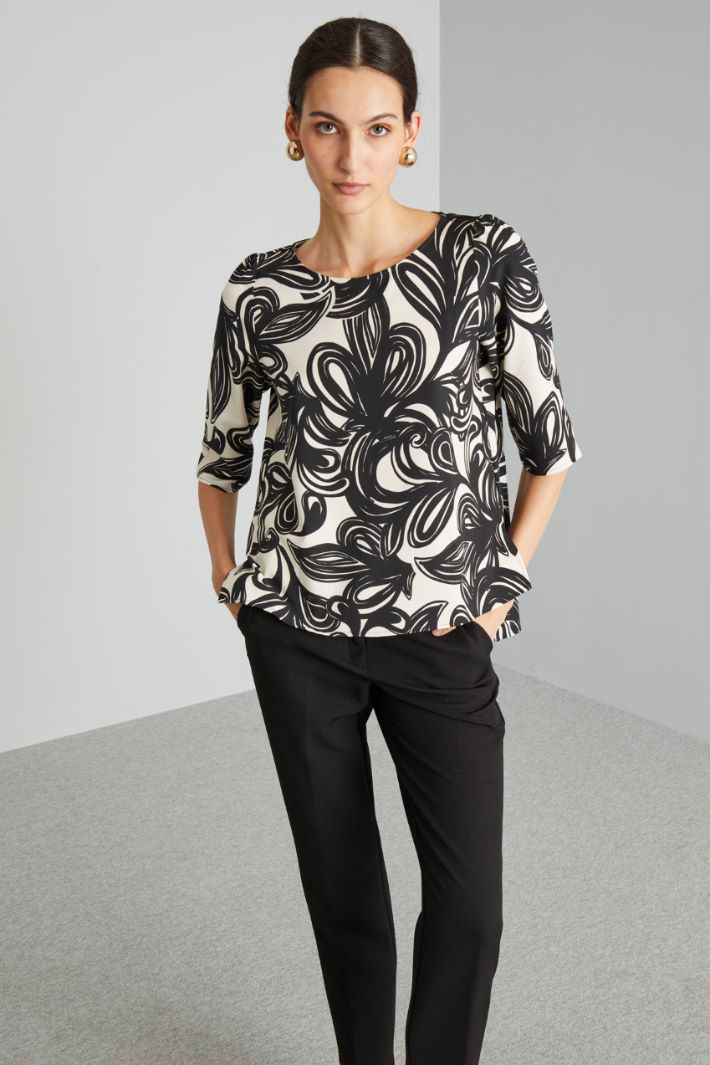 Asymmetrical sable blouse Intrend - 3