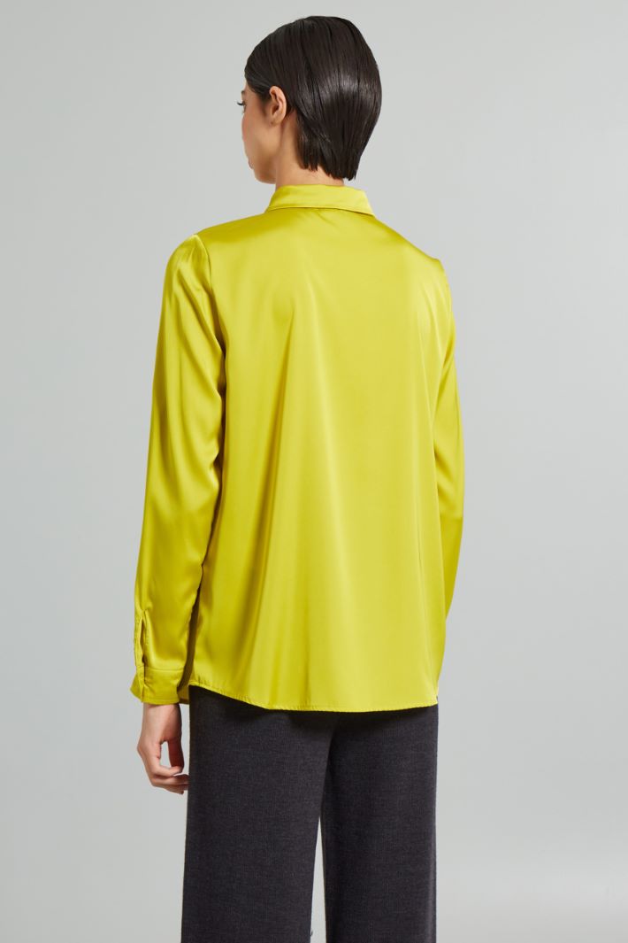 Fluid satin shirt Intrend - 2