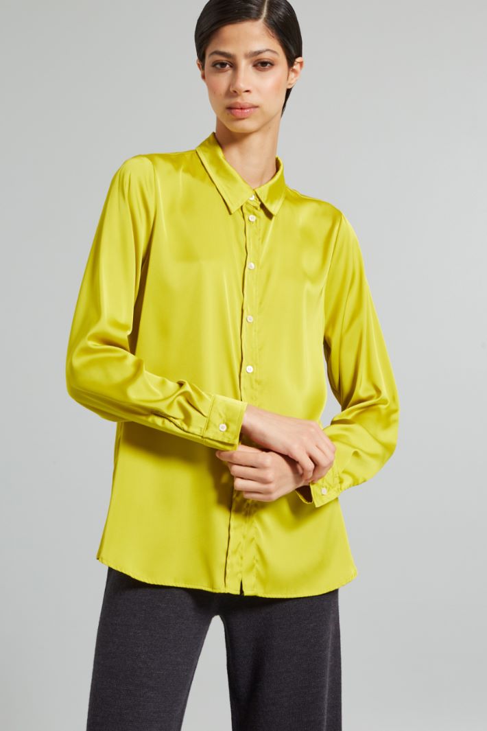 Fluid satin shirt Intrend - 3