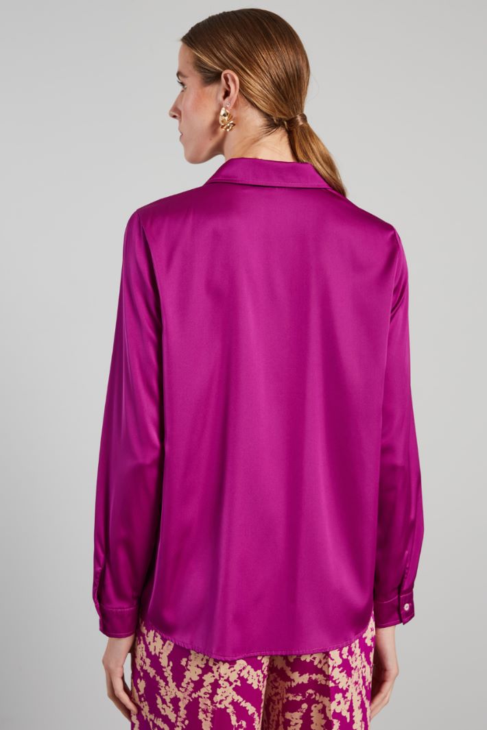 Fluid satin shirt Intrend - 2