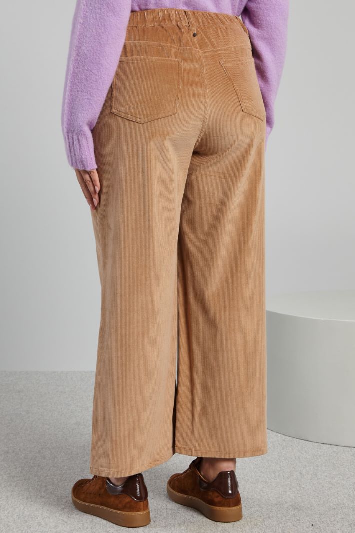 Cotton velvet trousers Intrend - 2