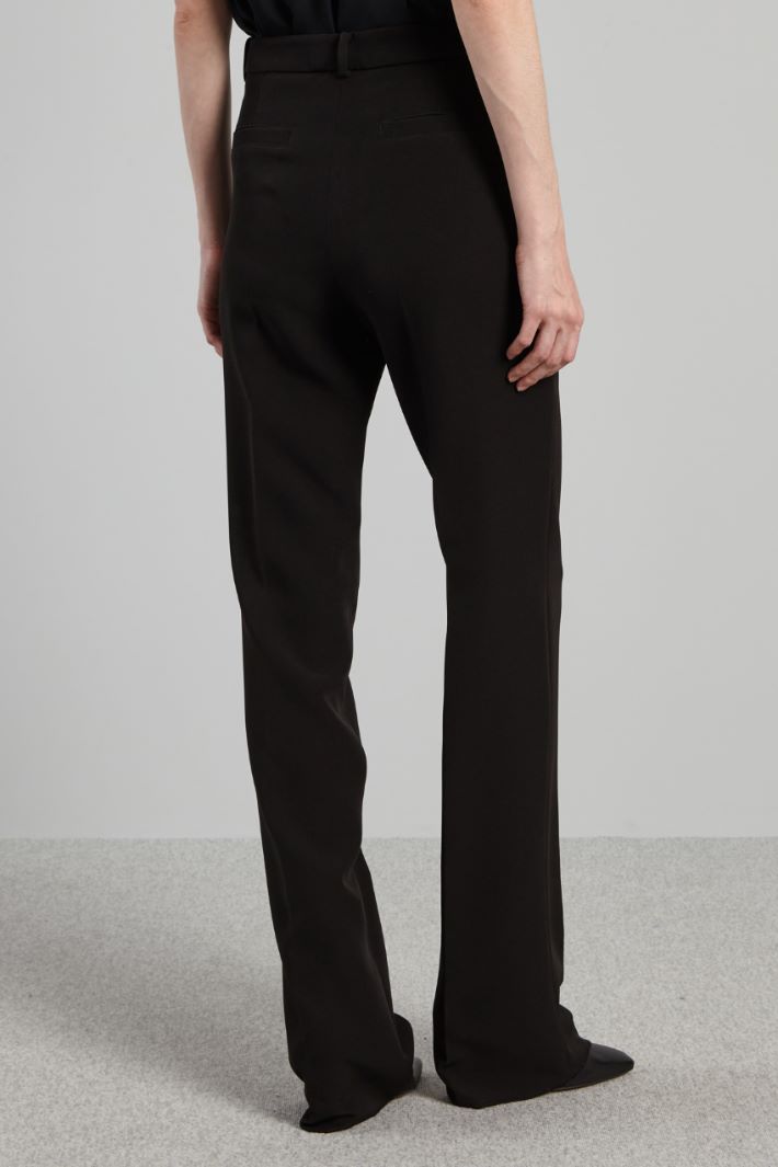 Straight crepe trousers Intrend - 2