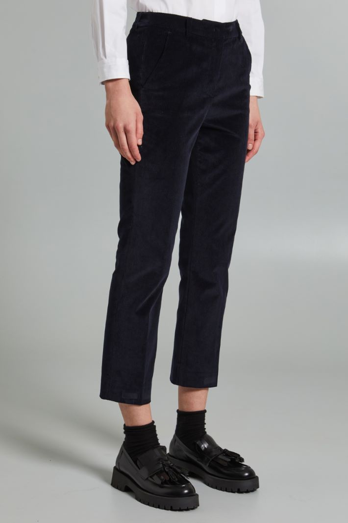 Straight corduroy trousers Intrend - 3