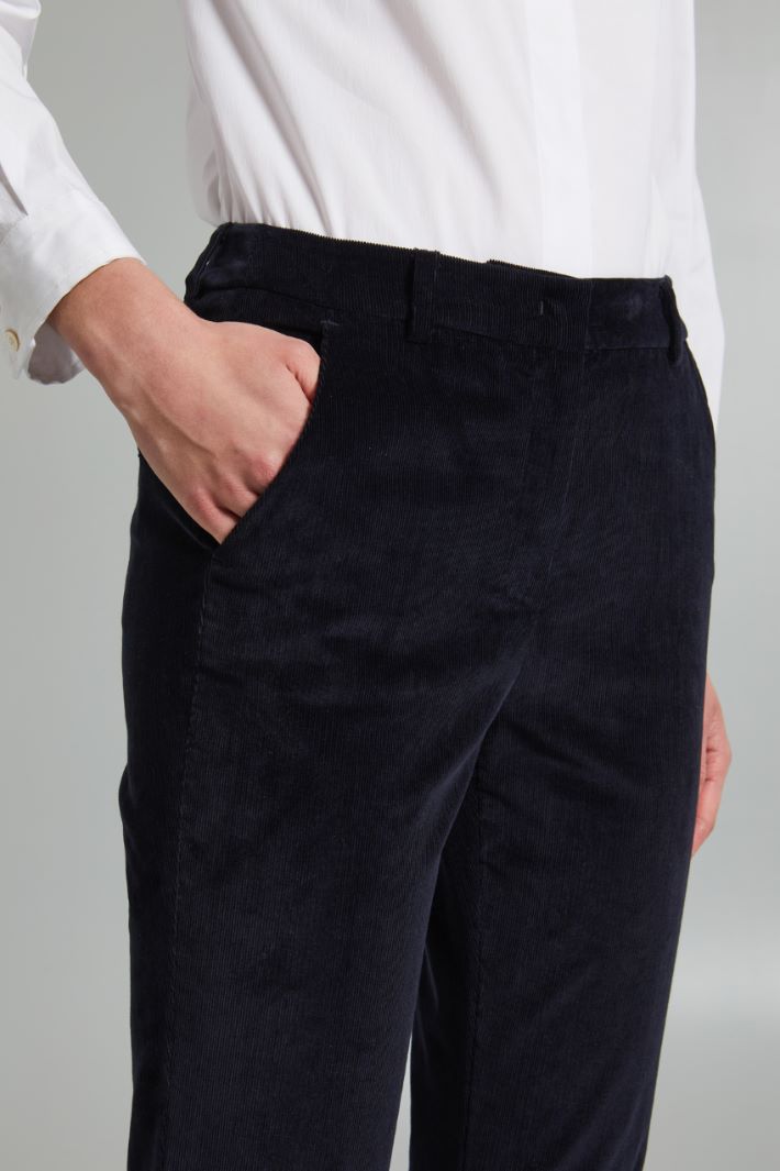 Straight corduroy trousers Intrend - 4