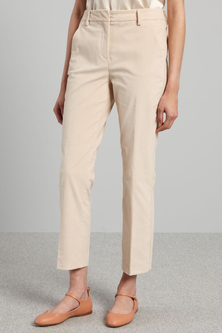 Straight corduroy trousers Intrend - 3