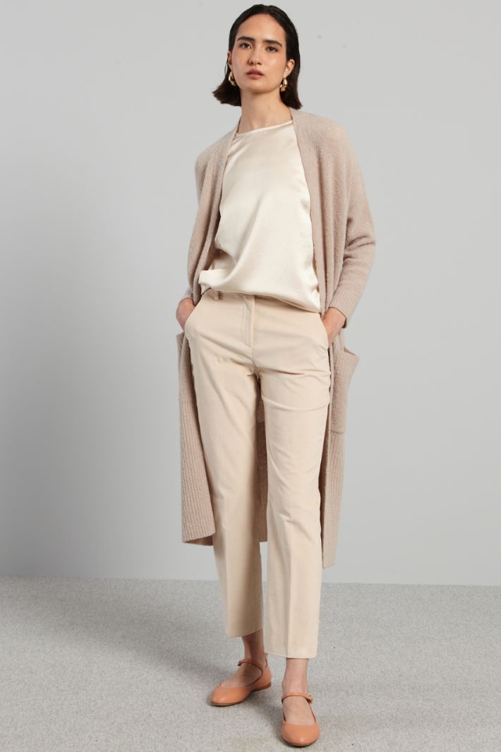 Straight corduroy trousers Intrend