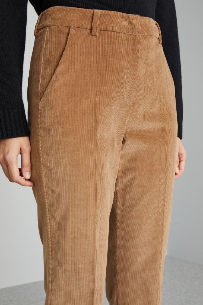 Straight corduroy trousers Intrend - 4