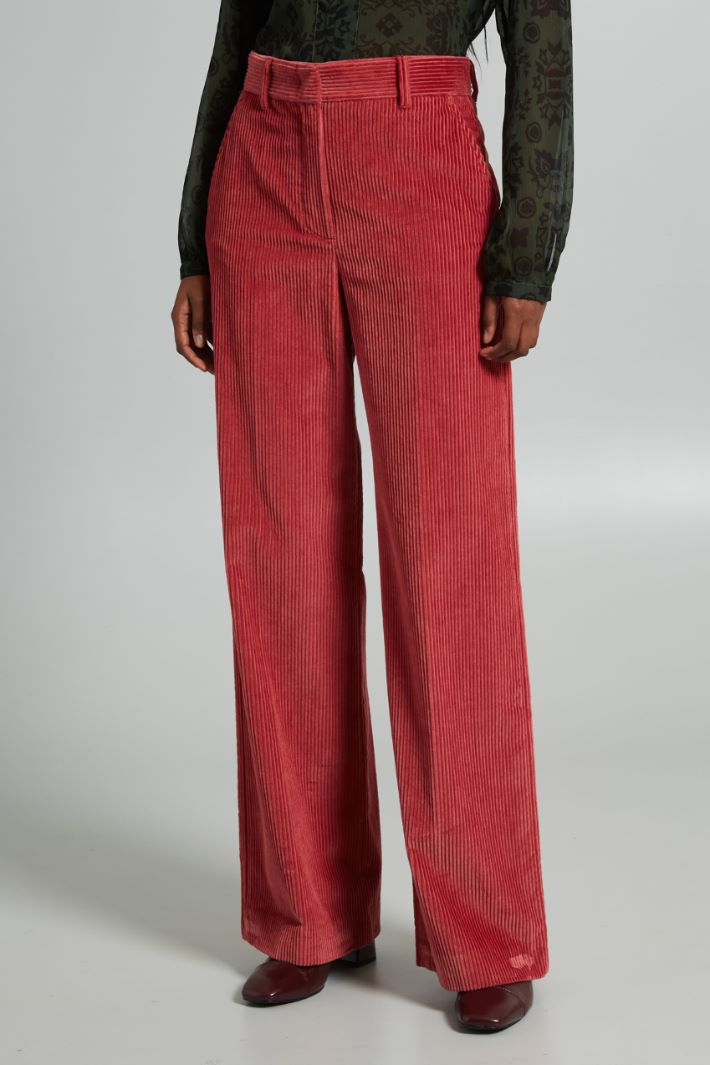 Cotton velvet trousers Intrend - 2