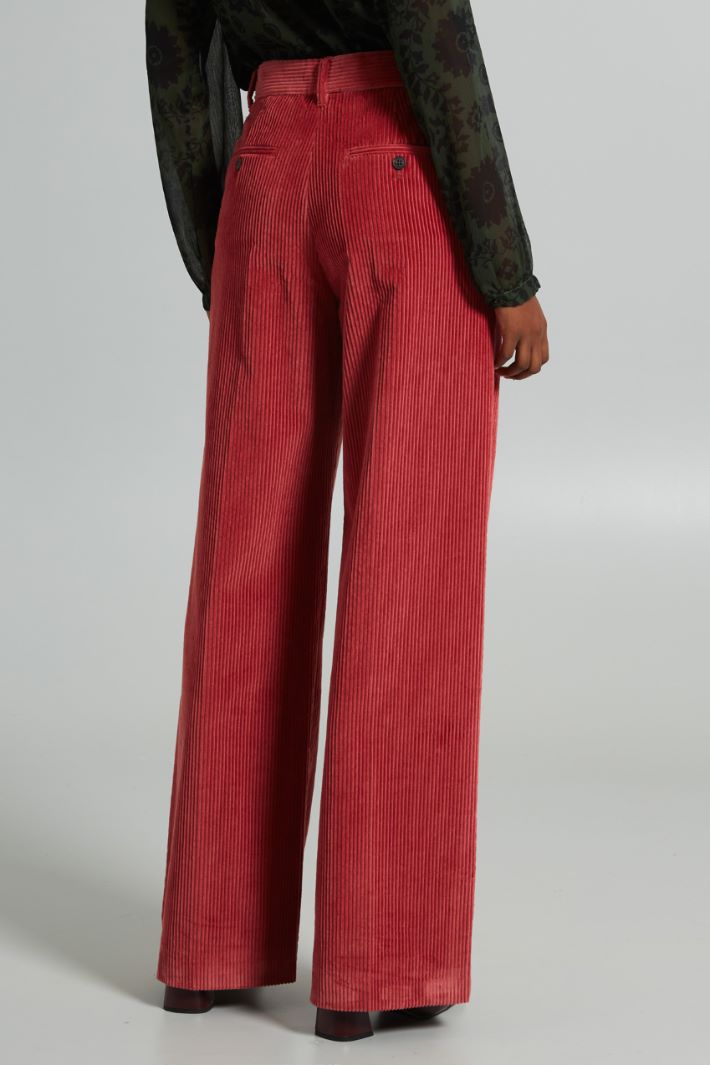 Cotton velvet trousers Intrend - 4