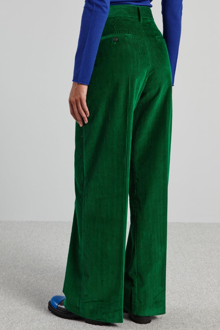 Cotton velvet trousers Intrend - 2