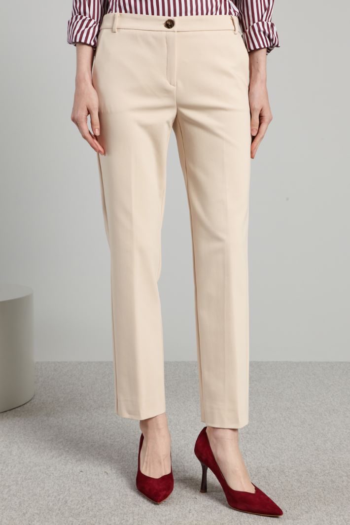 Fluid canvas trousers Intrend - 3