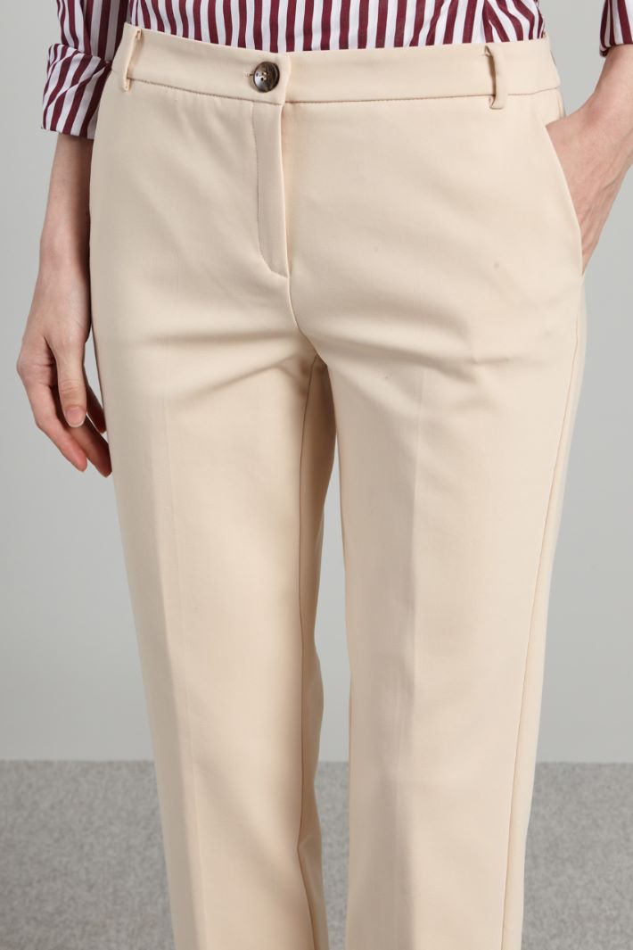 Fluid canvas trousers Intrend - 4