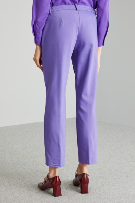 Pantaloni in tela fluida