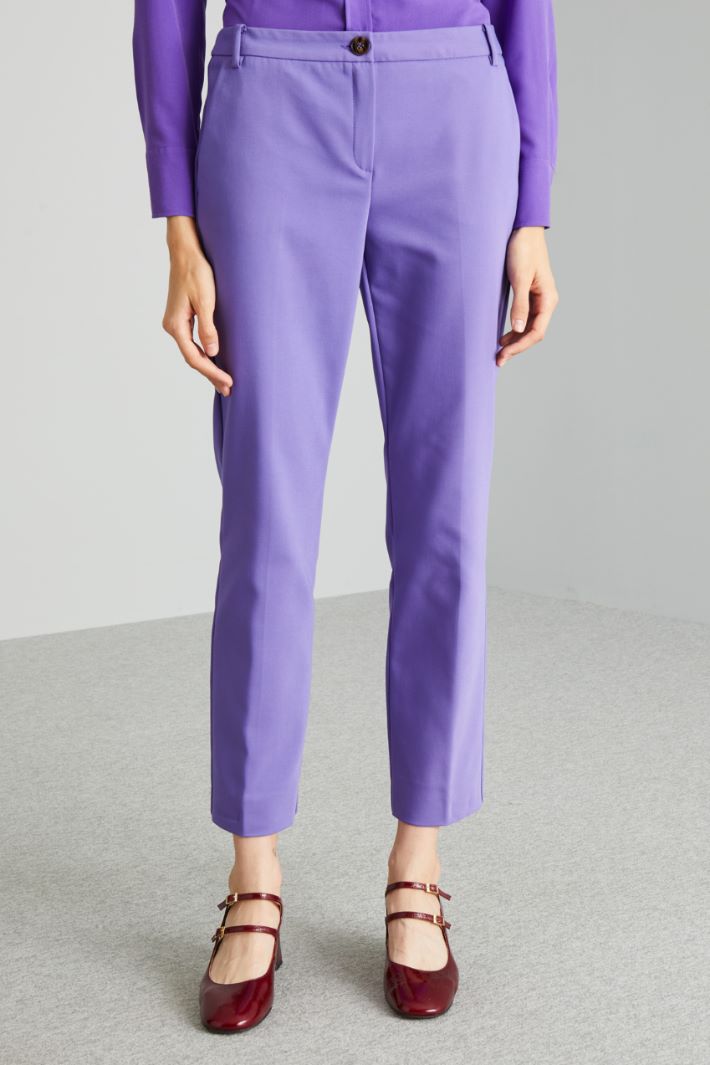 Fluid canvas trousers Intrend - 3