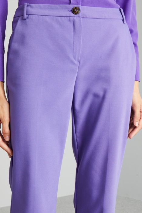 Pantaloni in tela fluida