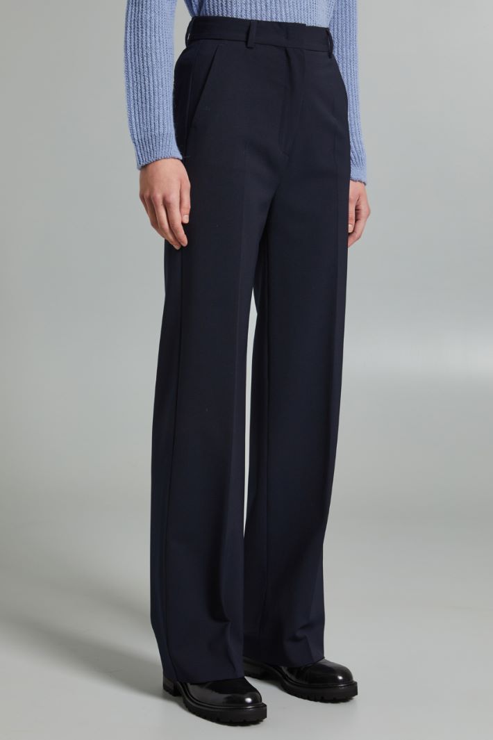 Wool palazzo trousers Intrend - 3