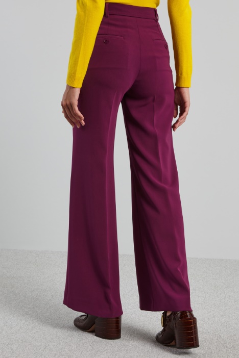 Pantalones holgados de cady