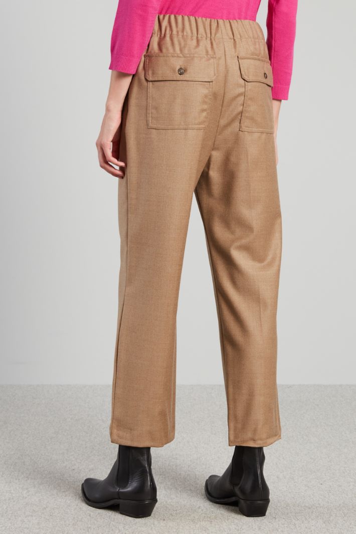 Trousers with elastic insert Intrend - 2