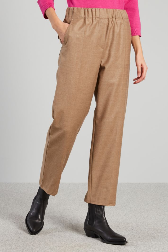 Trousers with elastic insert Intrend - 3