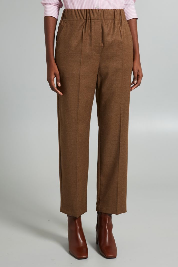 Trousers with elastic insert Intrend - 3