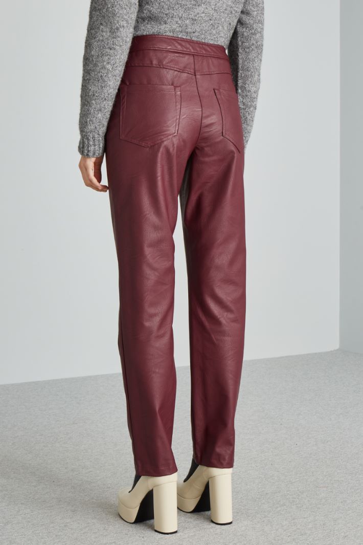 Faux leather trousers Intrend - 2