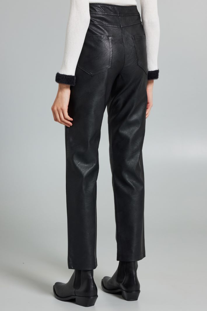 Faux leather trousers Intrend - 2