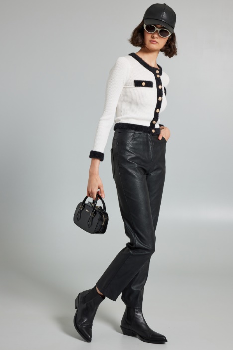 Faux leather trousers Intrend